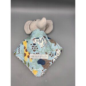 Petite L'amour Elephant Plush Lovey Security‎ Blanket Sherpa